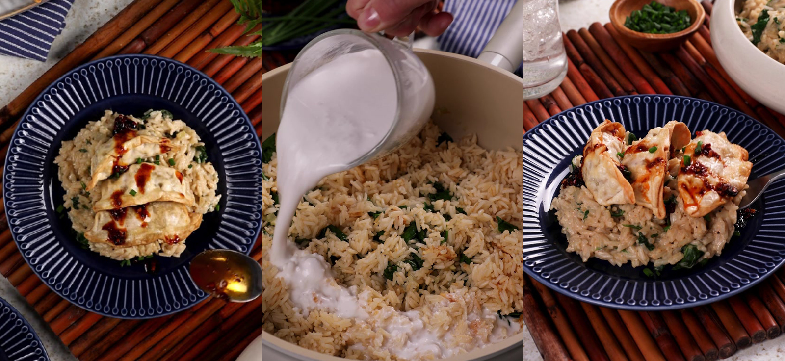 coconut potstickers